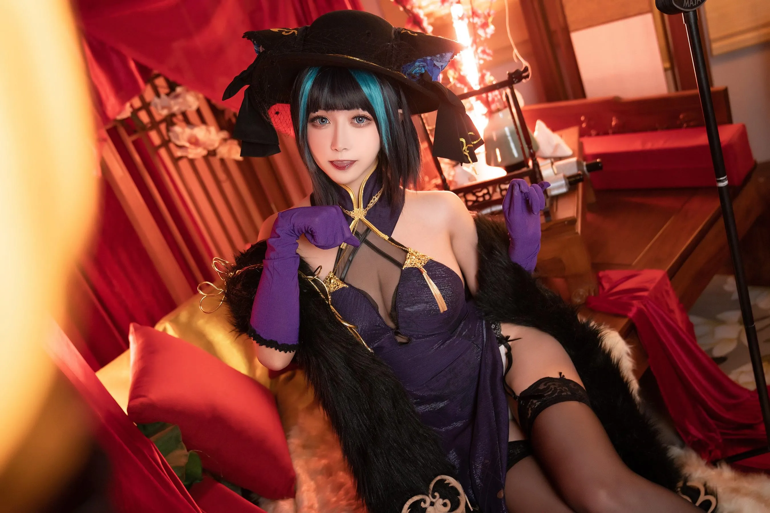 Momoko葵葵 – NO.37 碧蓝航线柴郡 音乐绚烂CaitSith [16P]插图2
